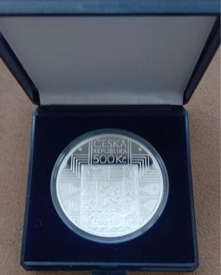 🇨🇿 500 Kč - pamätná strieborná minca #proof - 100. výročie schválenia československej ústavy a vzniku Ústavného súdu...